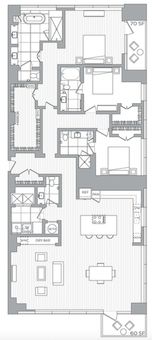 PH02 / 3 Bedroom / 3.5 Bath