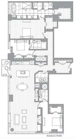 PH02 / 3 Bedroom / 3.5 Bath