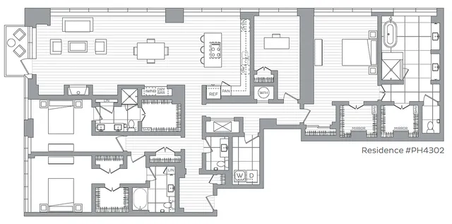 PH05 / 3 Bedroom / 3.5 Bath