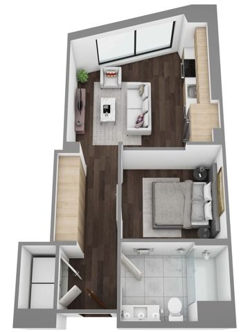 Floor Plan A - 3D