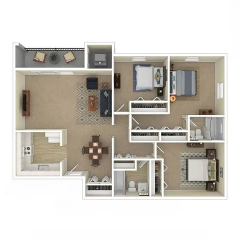 3 bd