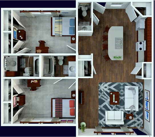 2 bed flat