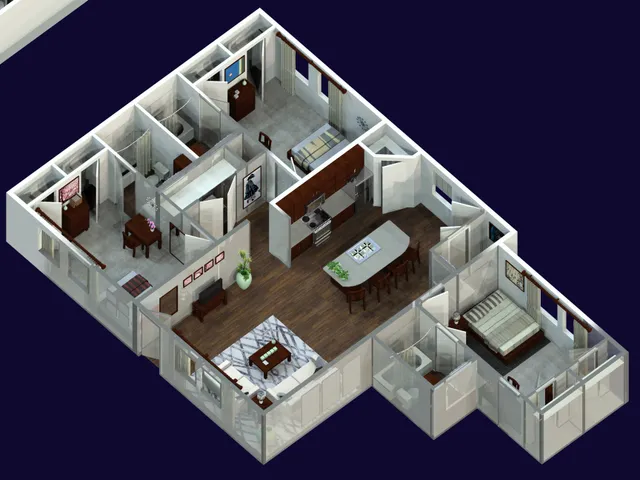 3x3 Townhome