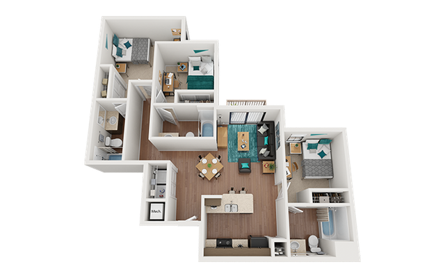 Arba San Marcos 3x3 Telluride Floor Plan