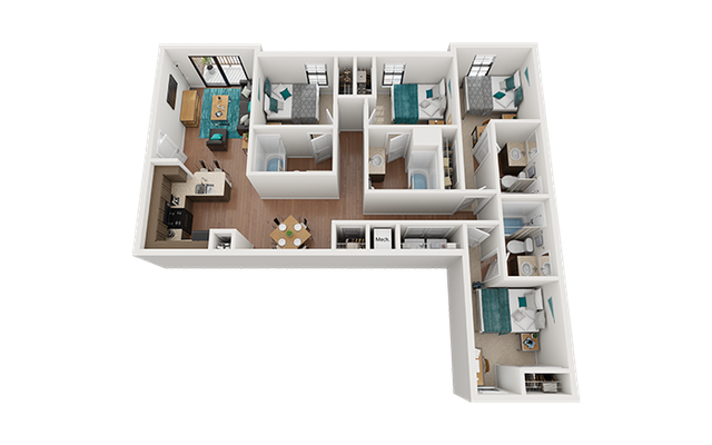 Arba San Marcos 4x4 Breckenridge Floor Plan