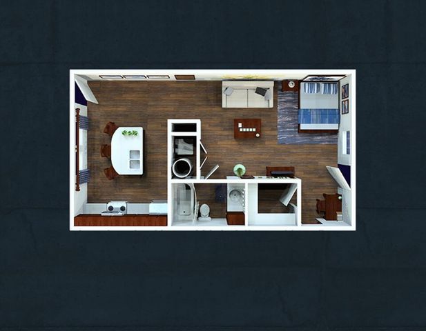 The Maddox - One-Bedroom Floorplan
