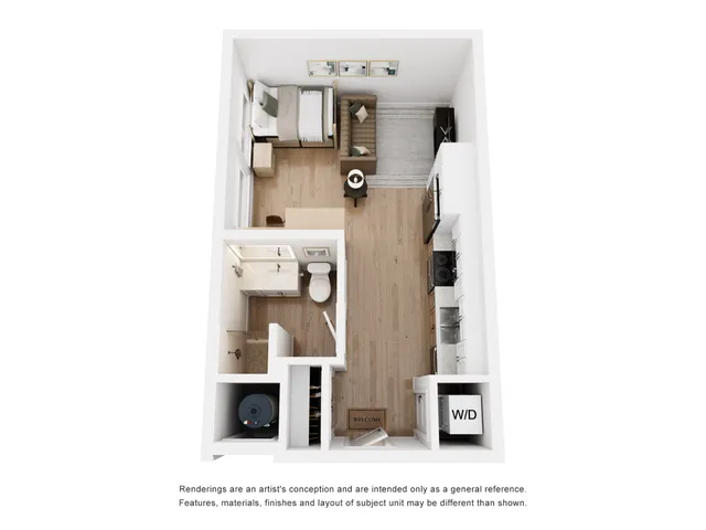 West Forty - Studio Floorplan