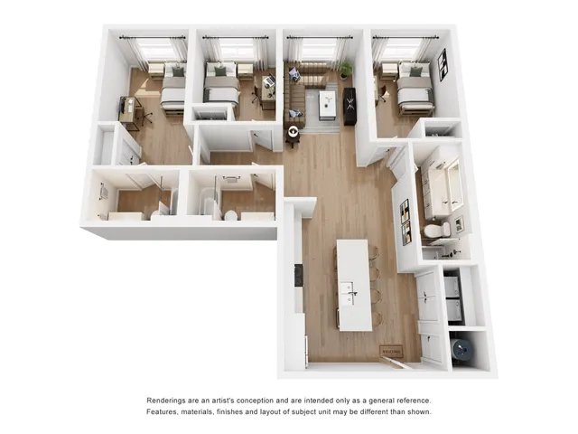 West Forty - Two-Bedroom Floorplan