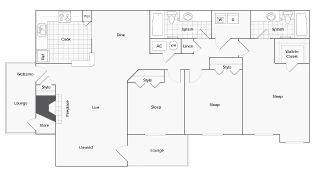 Floorplan Image | Arrive Roswell