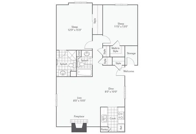 B5 2 Bedroom
