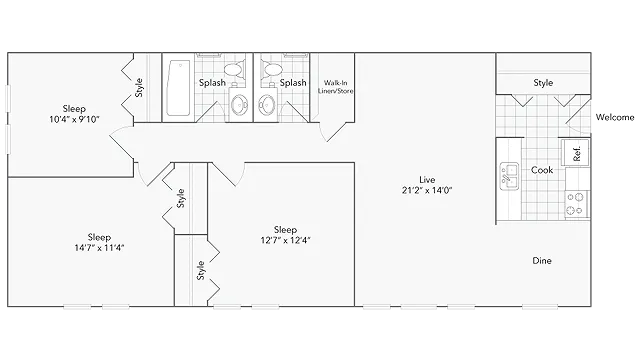 Floorplan Image | ReNew Des Plaines North