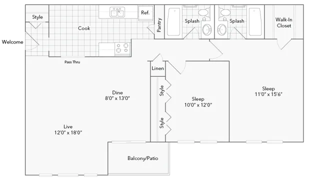 Floorplan Image | ReNew Des Plaines South