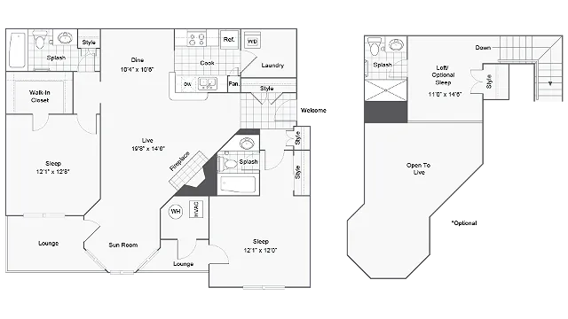 Floorplan Image | Arrive Odenton South
