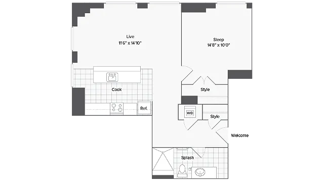 Floorplan Image | Arrive Inner Harbor