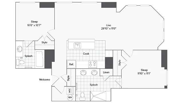 Floorplan Image | Arrive Inner Harbor