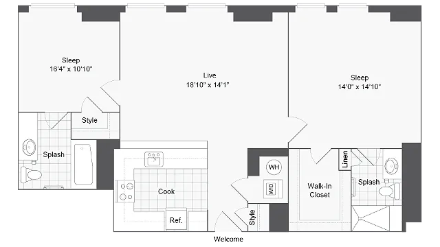 Floorplan Image | Arrive Inner Harbor