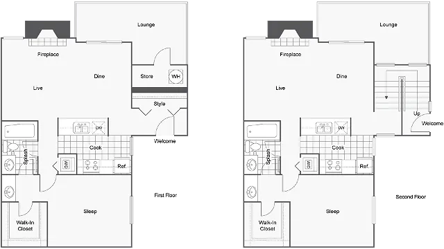 Floor Plans | ReNew Sinclair Apartment Homes for Rent in Midland TX 79703