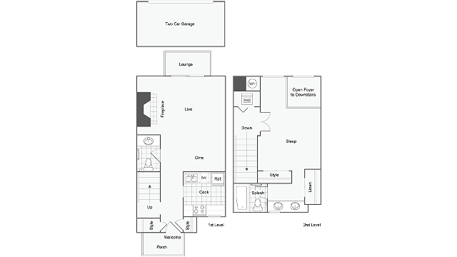 Floor Plans | ReNew Sinclair Apartment Homes for Rent in Midland TX 79703
