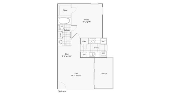 Floor Plan Image | ReNew Midland Apartment Homes for Rent in Midland TX 79703
