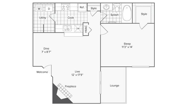 Floor Plans | ReNew North Park Apartment Homes for Rent in Midland TX 79707