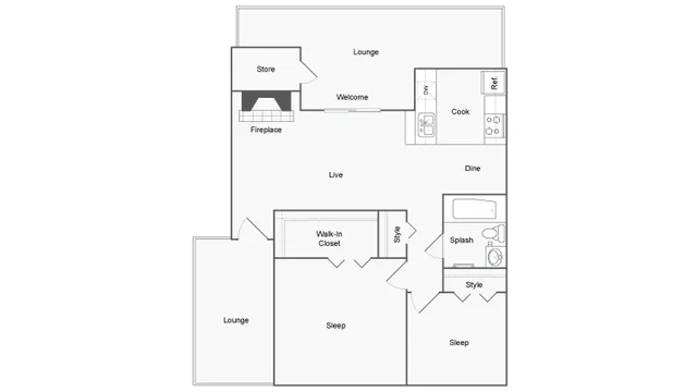 Floor Plans | ReNew Heights Apartment Homes for Rent in Midland TX 79705