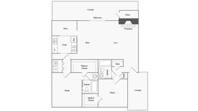 Floor Plans | ReNew Heights Apartment Homes for Rent in Midland TX 79705