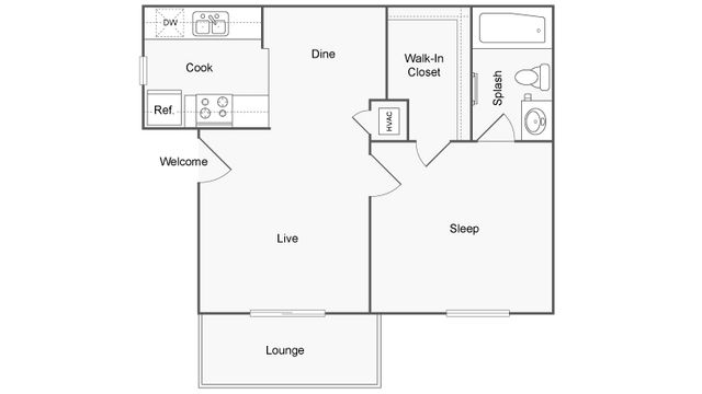 Floor Plan Image | ReNew Andrews Apartment Homes for Rent in Midland TX 79707