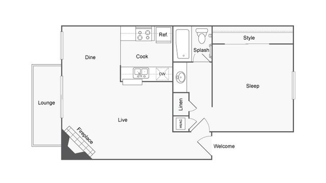 Floor Plan Image | ReNew Andrews Apartment Homes for Rent in Midland TX 79707