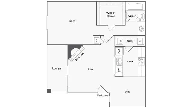Floor Plan Image | ReNew Andrews Apartment Homes for Rent in Midland TX 79707