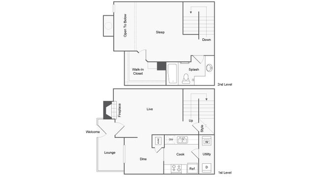 Floor Plan Image | ReNew Andrews Apartment Homes for Rent in Midland TX 79707