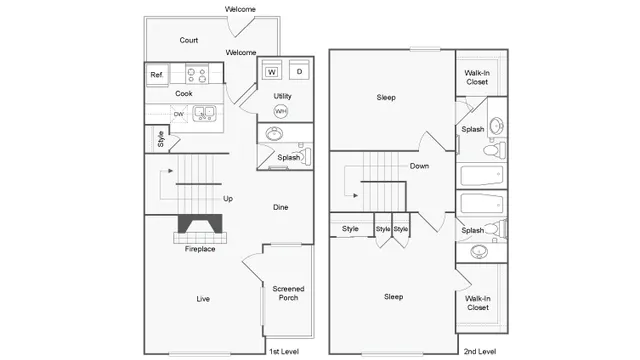 Floor Plan Image | ReNew Andrews Apartment Homes for Rent in Midland TX 79707