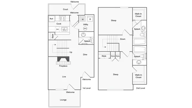 Floor Plan Image | ReNew Andrews Apartment Homes for Rent in Midland TX 79707