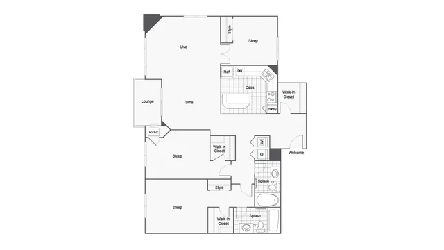 Floor Plan Image | Arrive St Louis Park