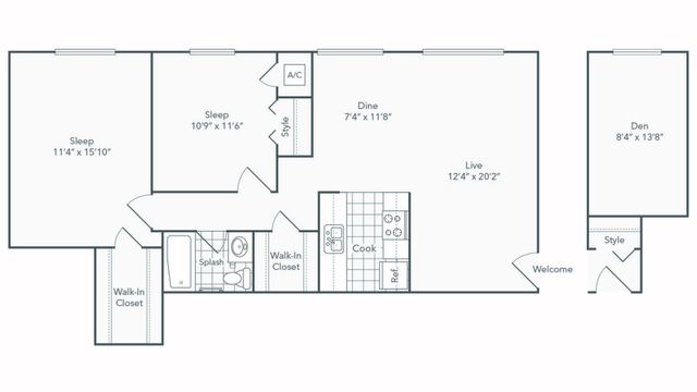 bristol 1-bed den floorplan renew springfield