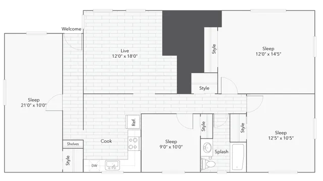 Floorplan Images | The Social Amherst
