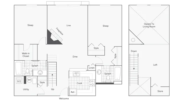 Floorplan Images | Arrive Minnetonka