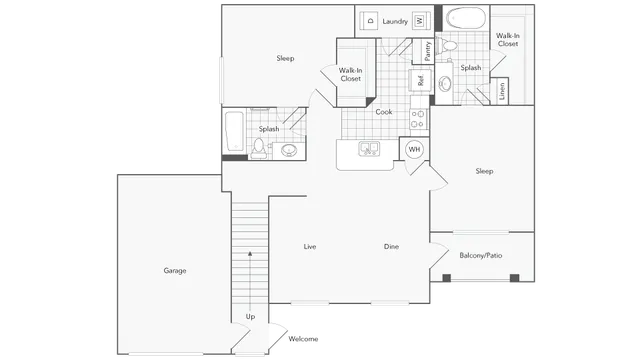 Floorplan Images | Arrive Brentwood