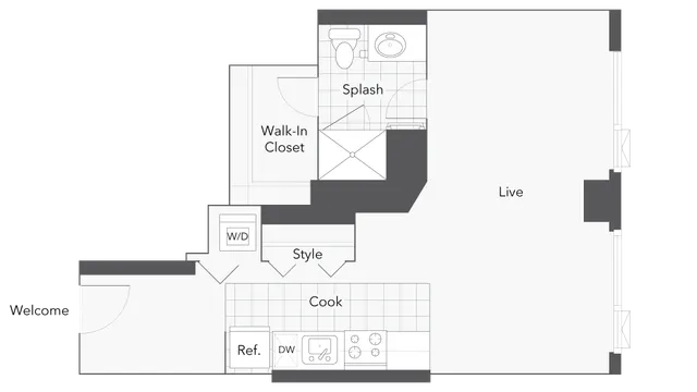 Floorplan Images | Arrive Michigan Avenue