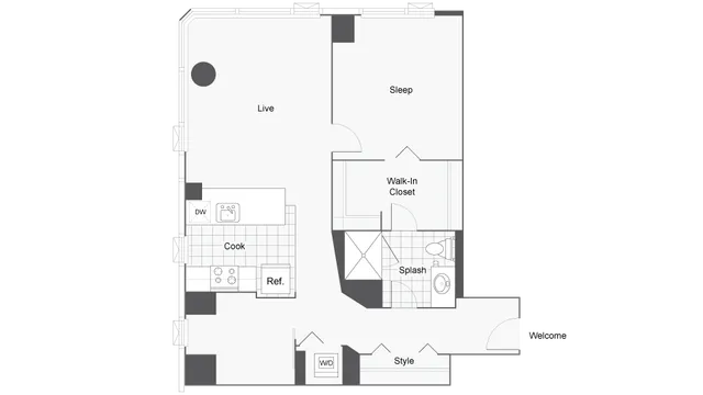 Floorplan Images | Arrive Michigan Avenue