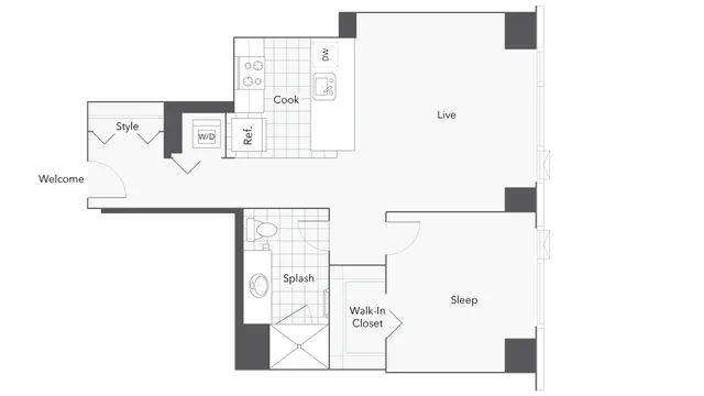 Floorplan Images | Arrive Michigan Avenue