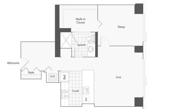 Floorplan Images | Arrive Michigan Avenue