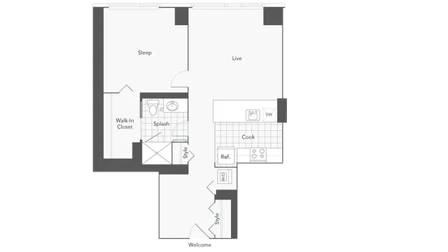 Floorplan Images | Arrive Michigan Avenue