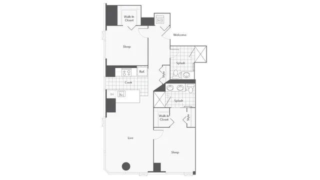 Floorplan Images | Arrive Michigan Avenue