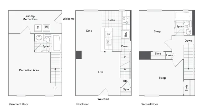 Brighton 2-Bedroom Floorplan