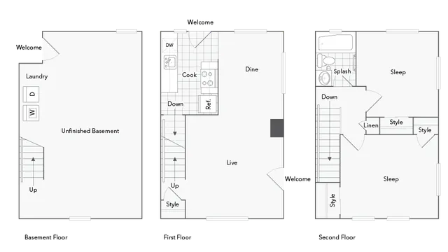 Belmont 2-Bedroom Floorplan