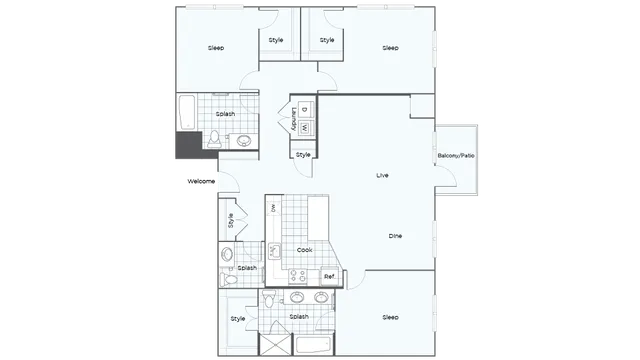 Nordhaus Plan C1 3-Bed