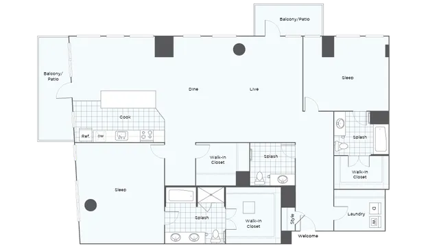 Penthouse D | 2-Bed Penthouse