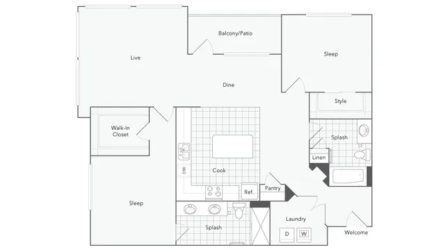 Floorplan Images | Arrive Brentwood