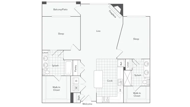Floorplan Images | Arrive Brentwood