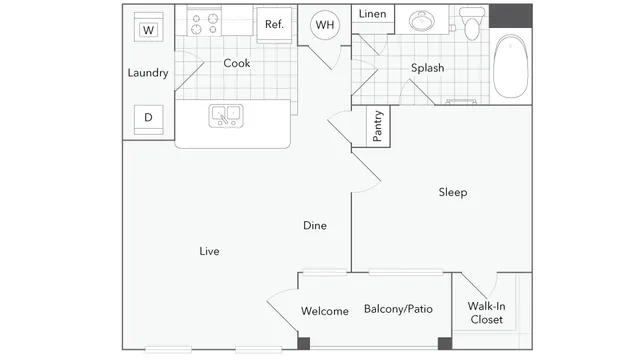 Floorplan Images | Arrive Brentwood